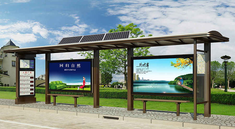  solar-powered BUS SHELTER 