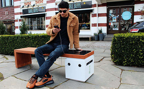  Solar energy seats on the streets of Israel